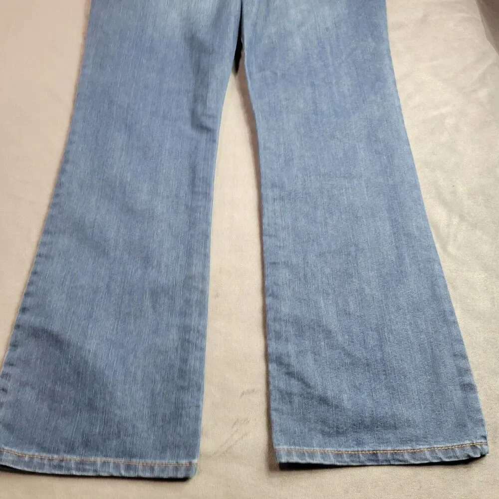 Childrens Place Jeans Boys 16 Husky‎ Blue Relaxed Bootcut Adjustable Denim Pants